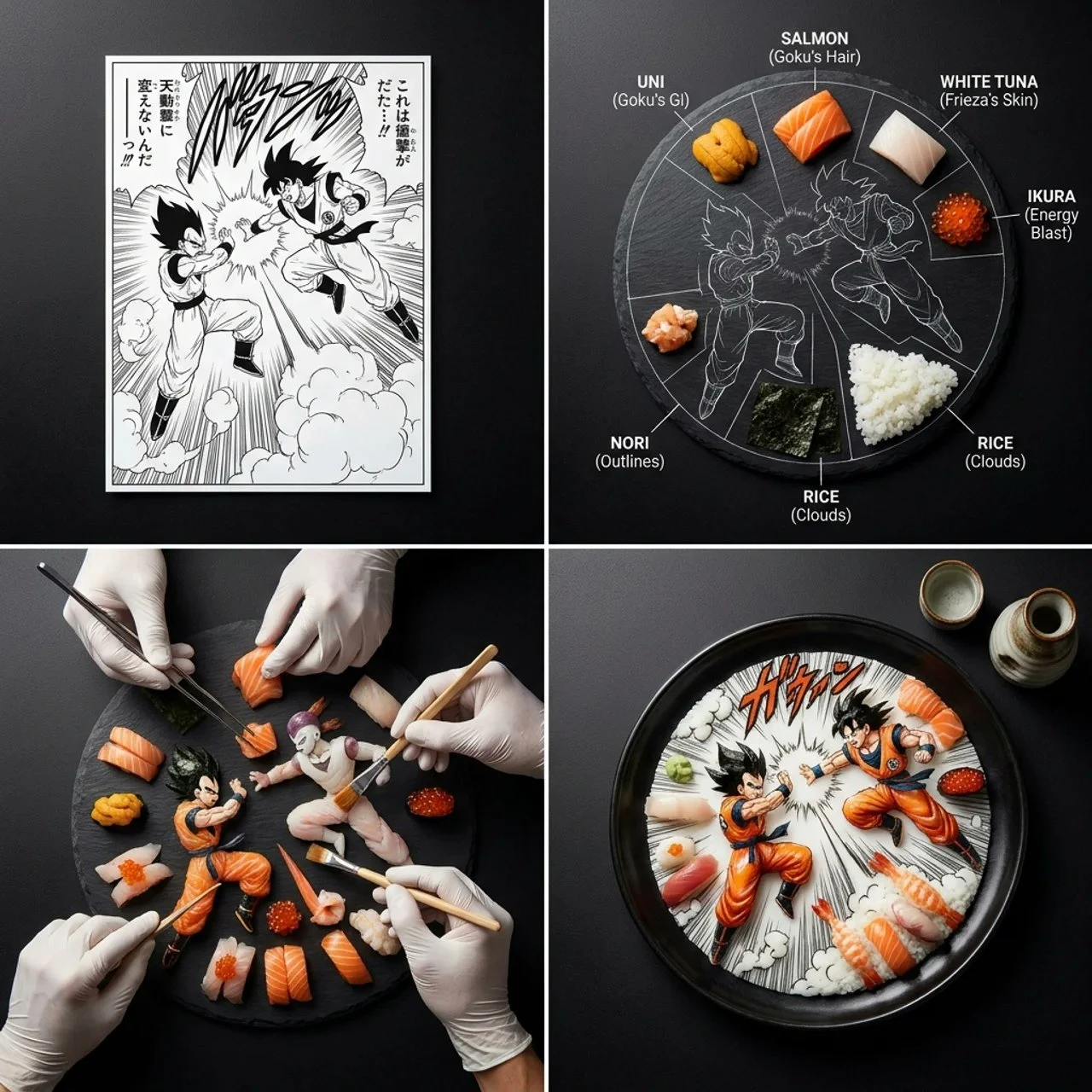 Visualization & Breakdown - Floating Ingredients