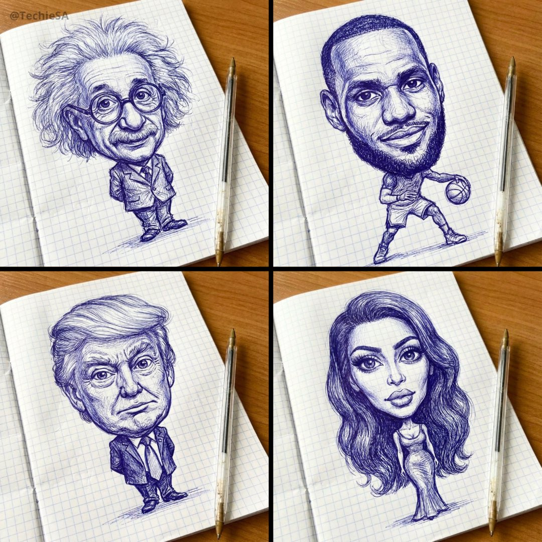 Anime & Illustration - Ballpoint Pen Sketch