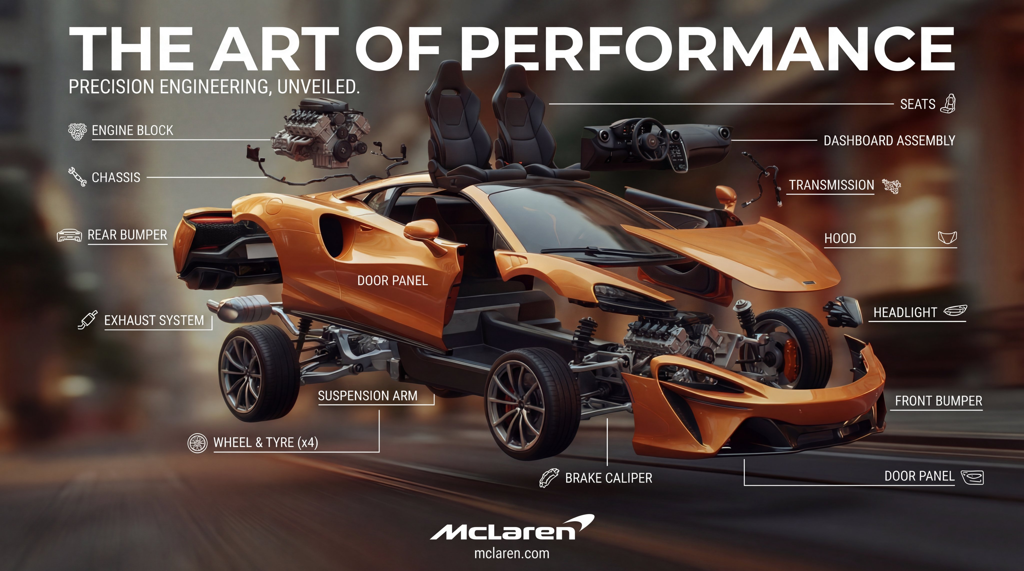 Portrait & Fashion - McLaren Car Dismantled