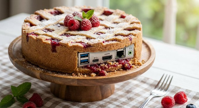Food & Lifestyle - Raspberry Pi Cake